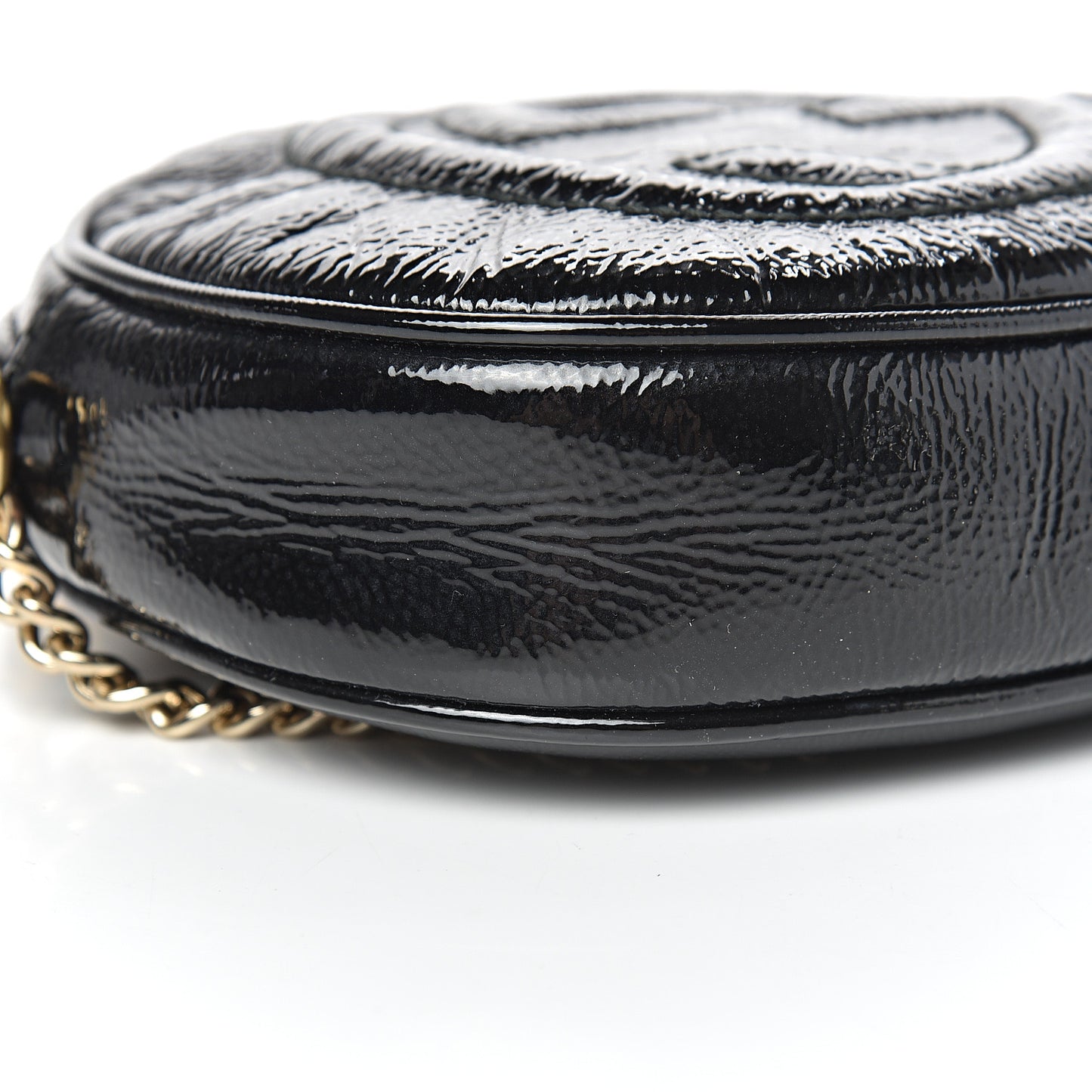 Patent Mini Soho Chain Bag Black