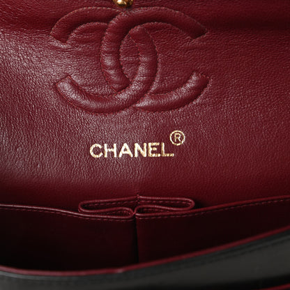 Chanel Lambskin Quilted Small Double Flap Black 9 of 15