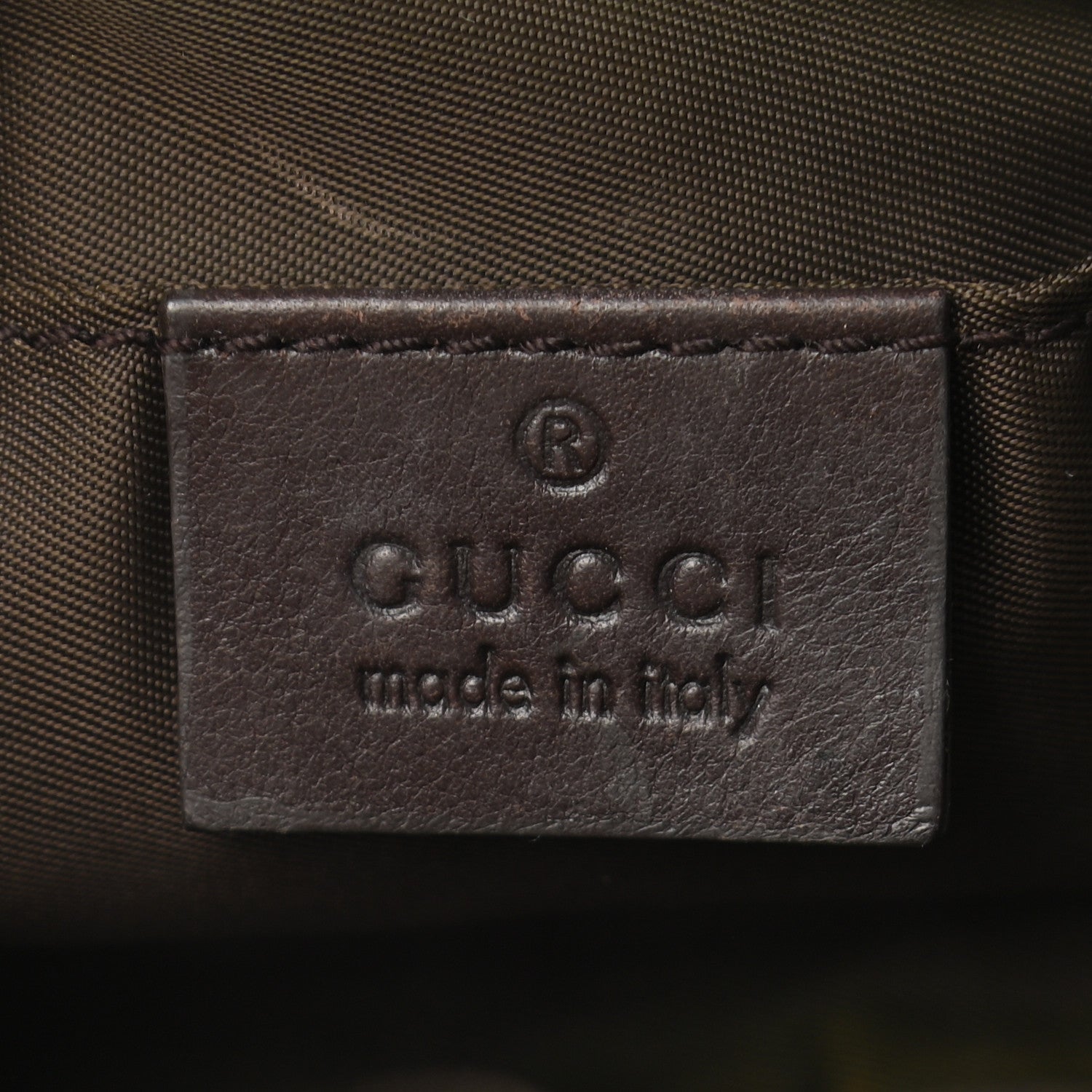 Gucci Monogram Medium Bamboo Cosmetic Case Dark Brown 6 of 9
