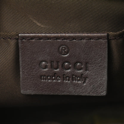 Gucci Monogram Medium Bamboo Cosmetic Case Dark Brown 6 of 9