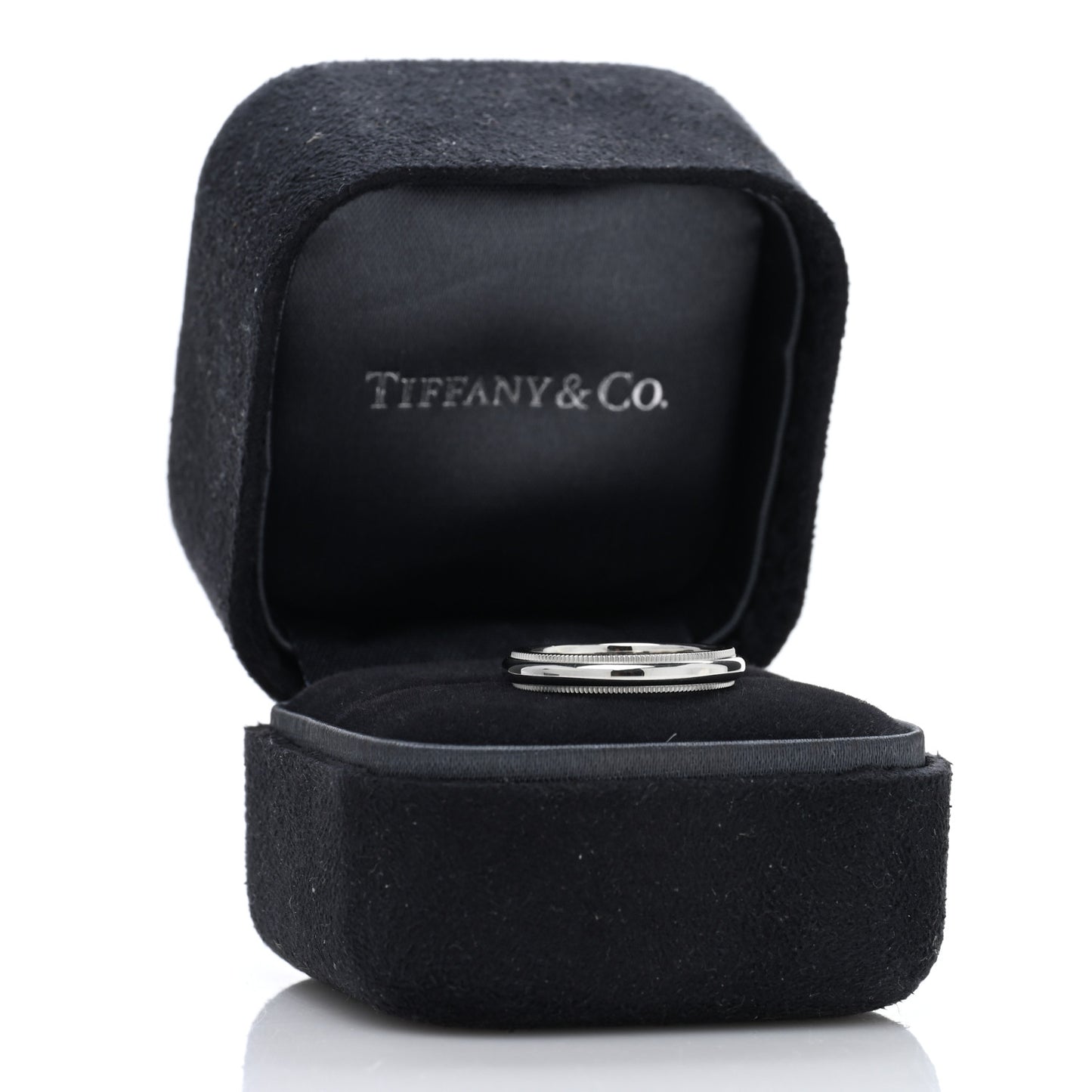 Platinum 3mm Together Milgrain Wedding Band Ring 47 4.25