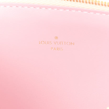 Louis Vuitton Damier Azur Pochette Felicie Chain Wallet Rose Ballerine 11 of 15