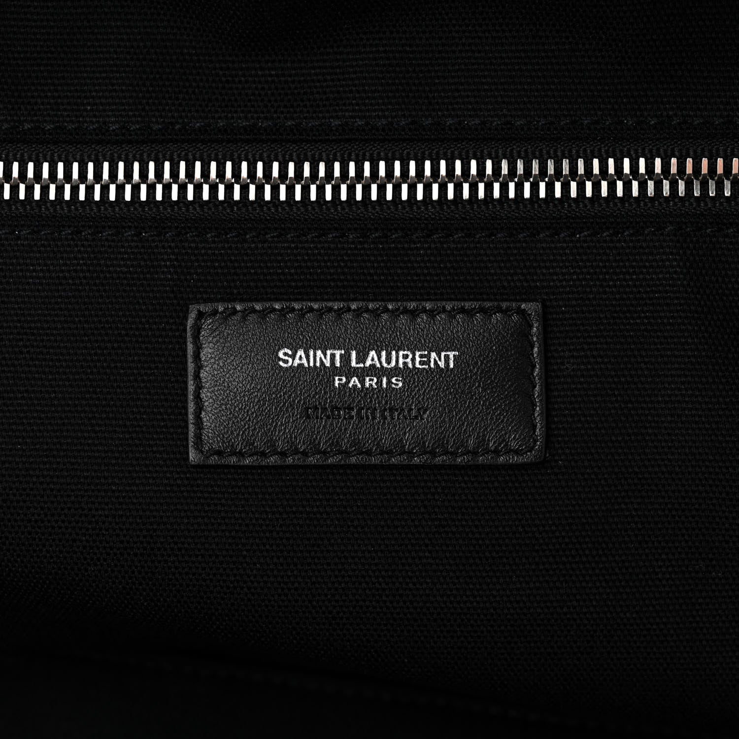 Saint Laurent Canvas ID Shopping Bag Black 6 of 11