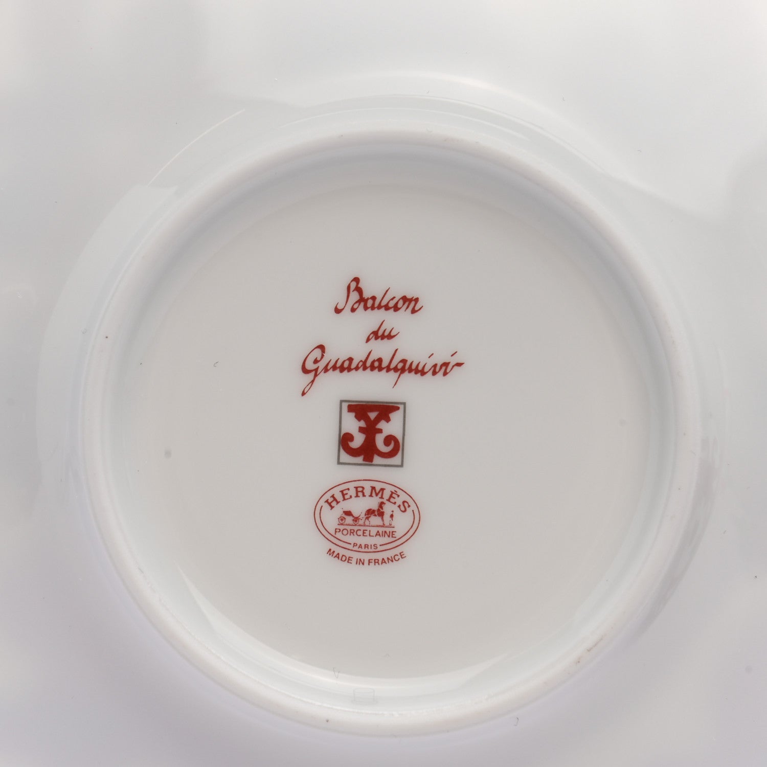 Hermes Porcelain Balcon du Guadalquivir Breakfast Cup And Saucer Set Of 2 7 of 12