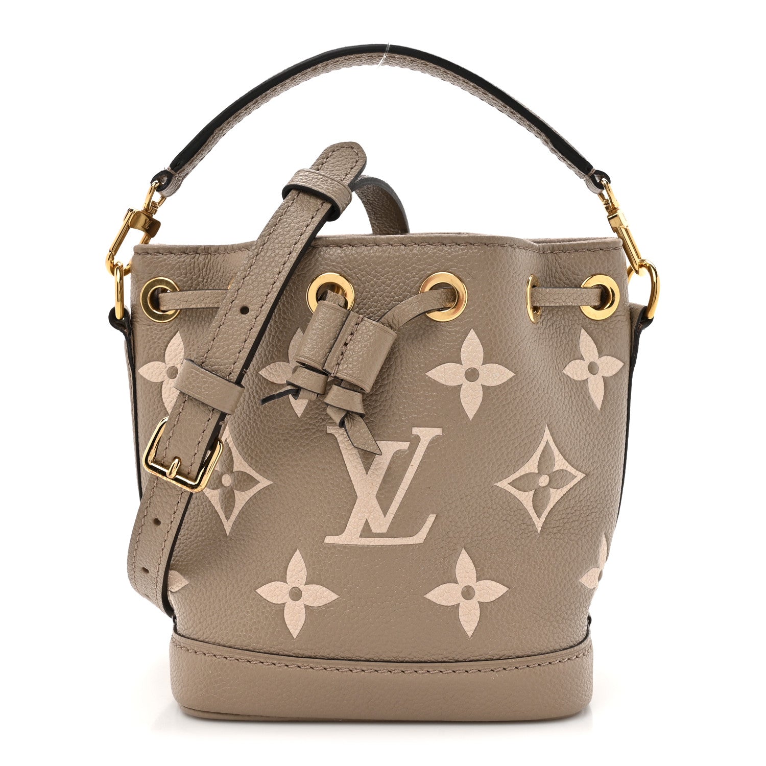 Louis Vuitton Empreinte Monogram Giant Nano Noe Tourterelle Creme 1 of 10
