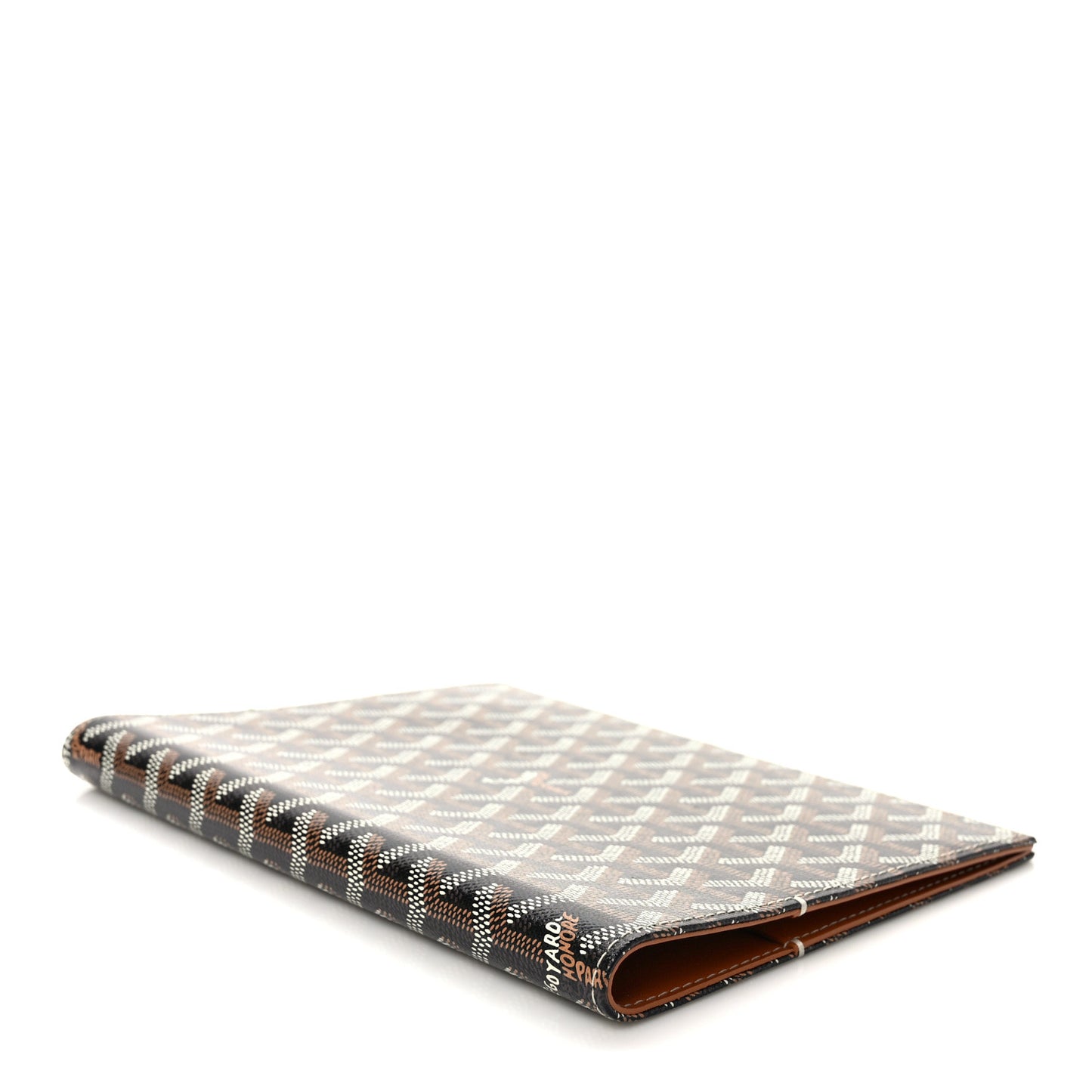 Goyardine Agenda Cover Black Gold