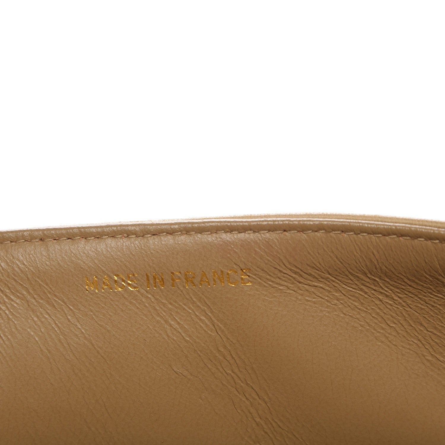 Chanel Lambskin Quilted Medium Double Flap Beige 7 of 10