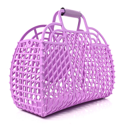 Fendi Recycled Plastic Vitello Liberty Matte Medium Fendi Basket Violetta 3 of 9