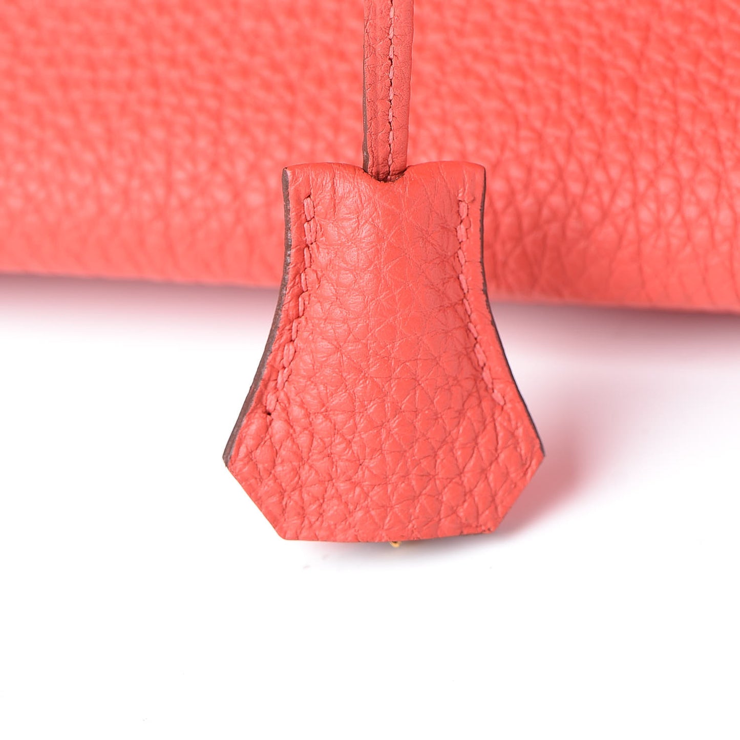 Togo Birkin 35 Rouge Pivoine