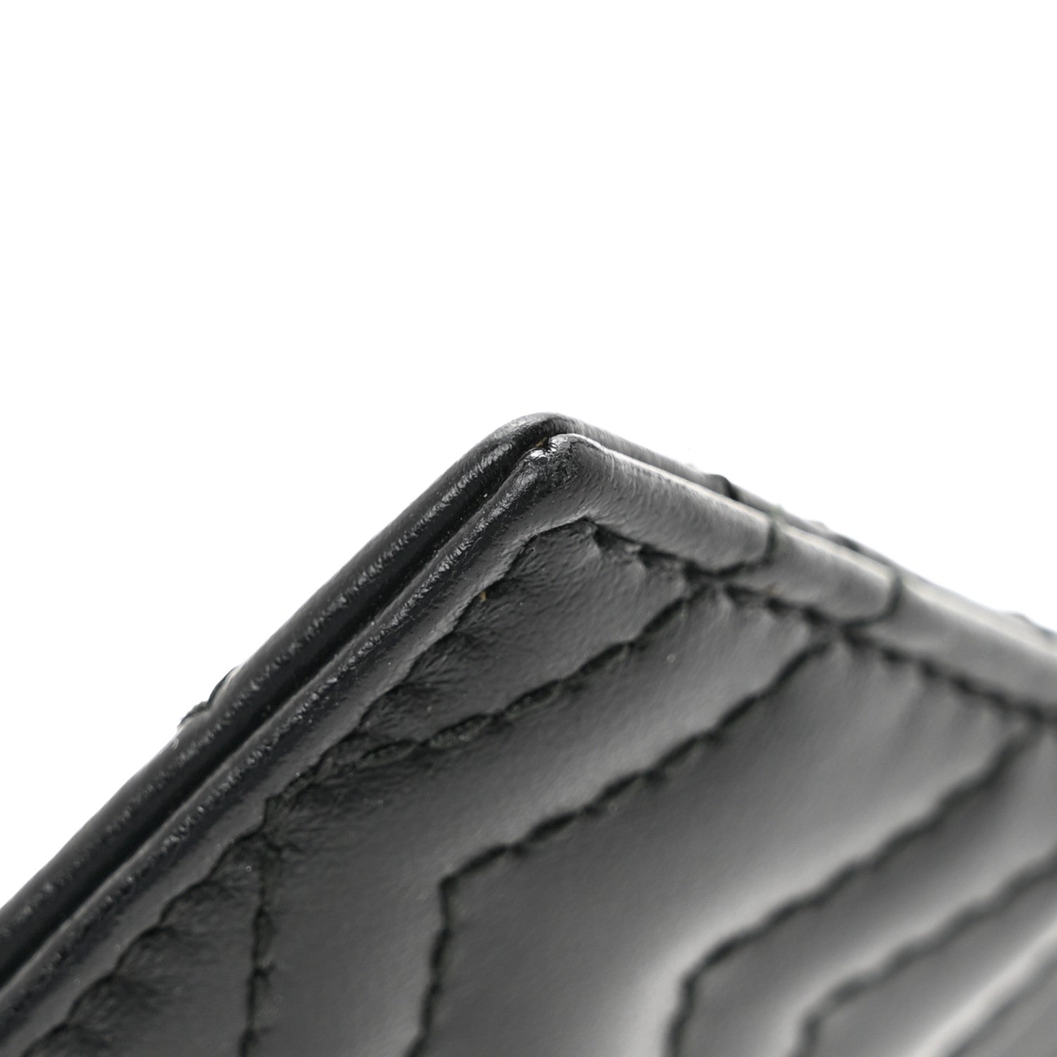 Gucci Calfskin Matelasse GG Marmont Card Holder Black 10 of 10