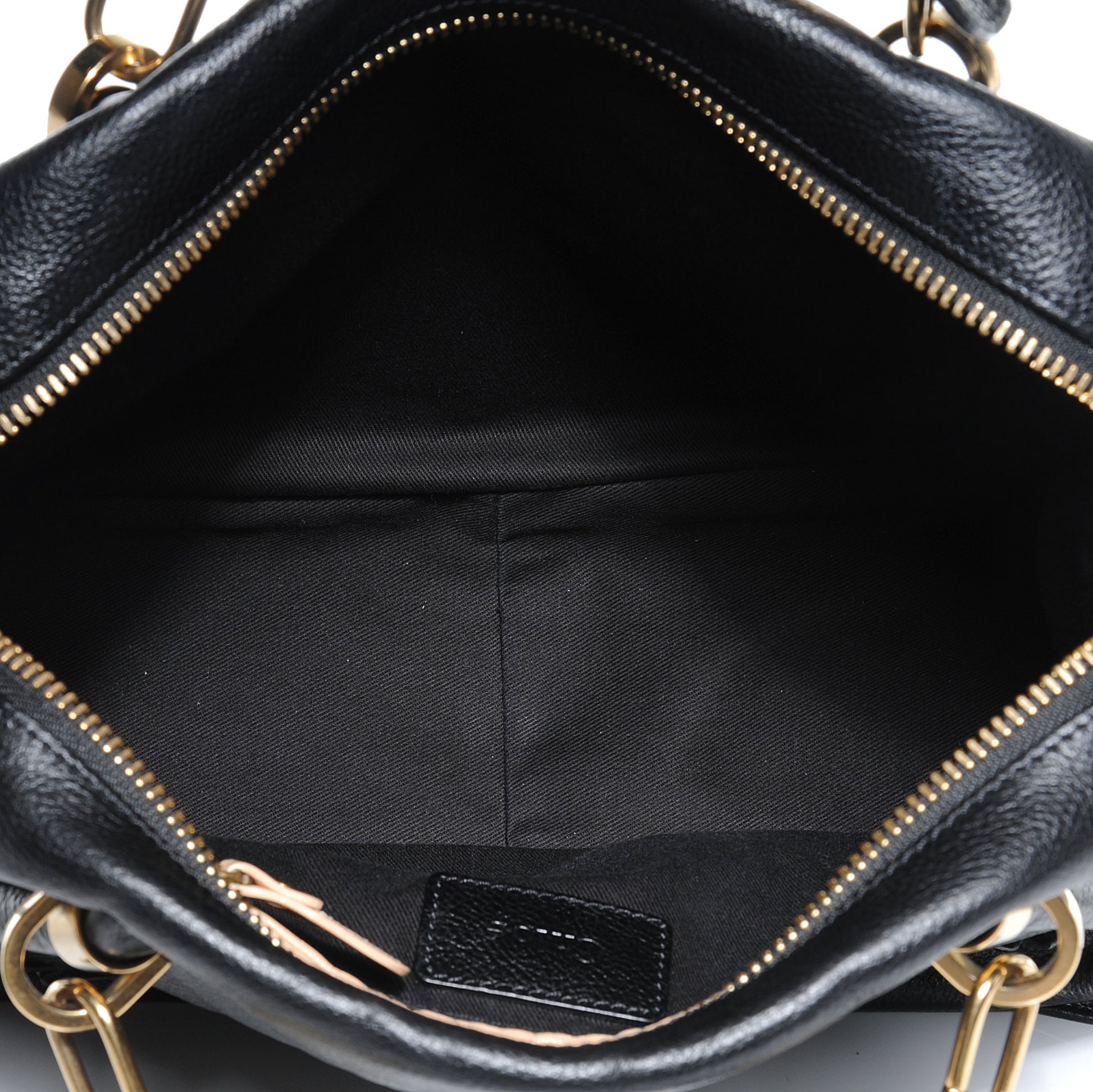 Chloe Grained Leather Medium Paraty Black 5 of 7