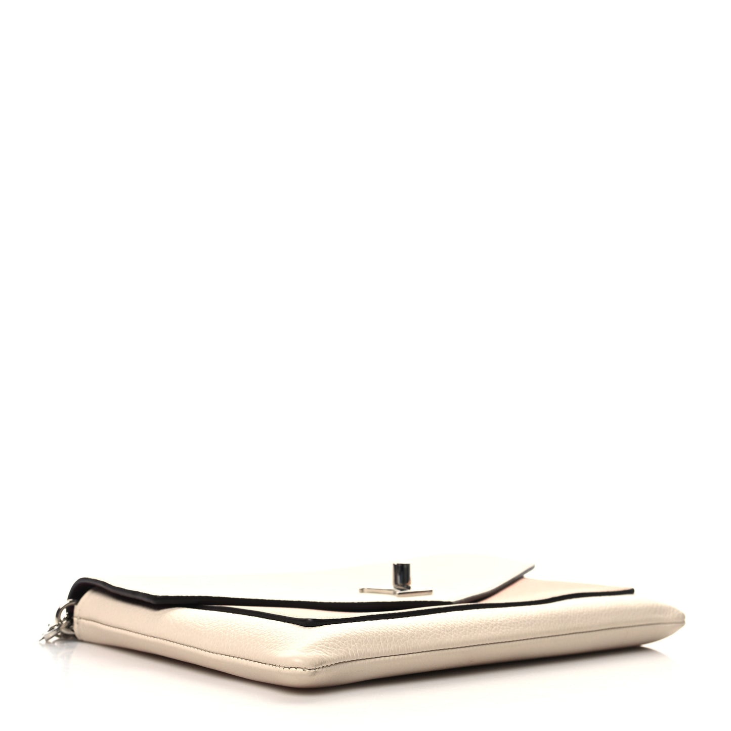 Soft Calfskin My Lockme Pochette Rose Silk Quartz