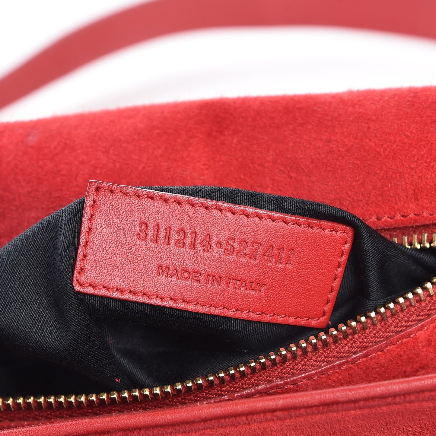 Calfskin Classic Y Satchel Red