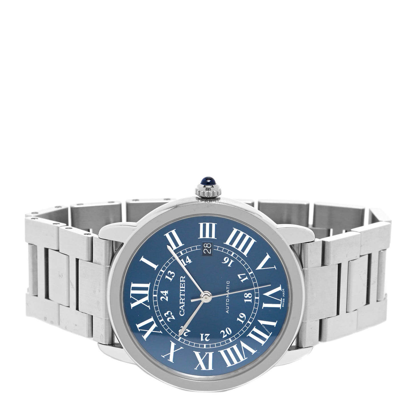 Stainless Steel 42mm Ronde Solo Automatic Watch Blue