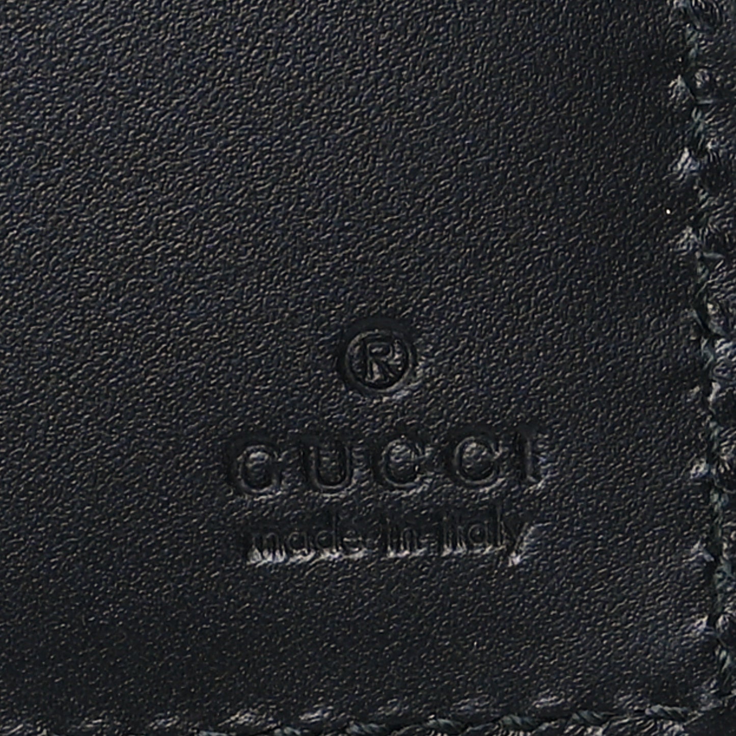 Guccissima Avel Continental Flap Wallet Black