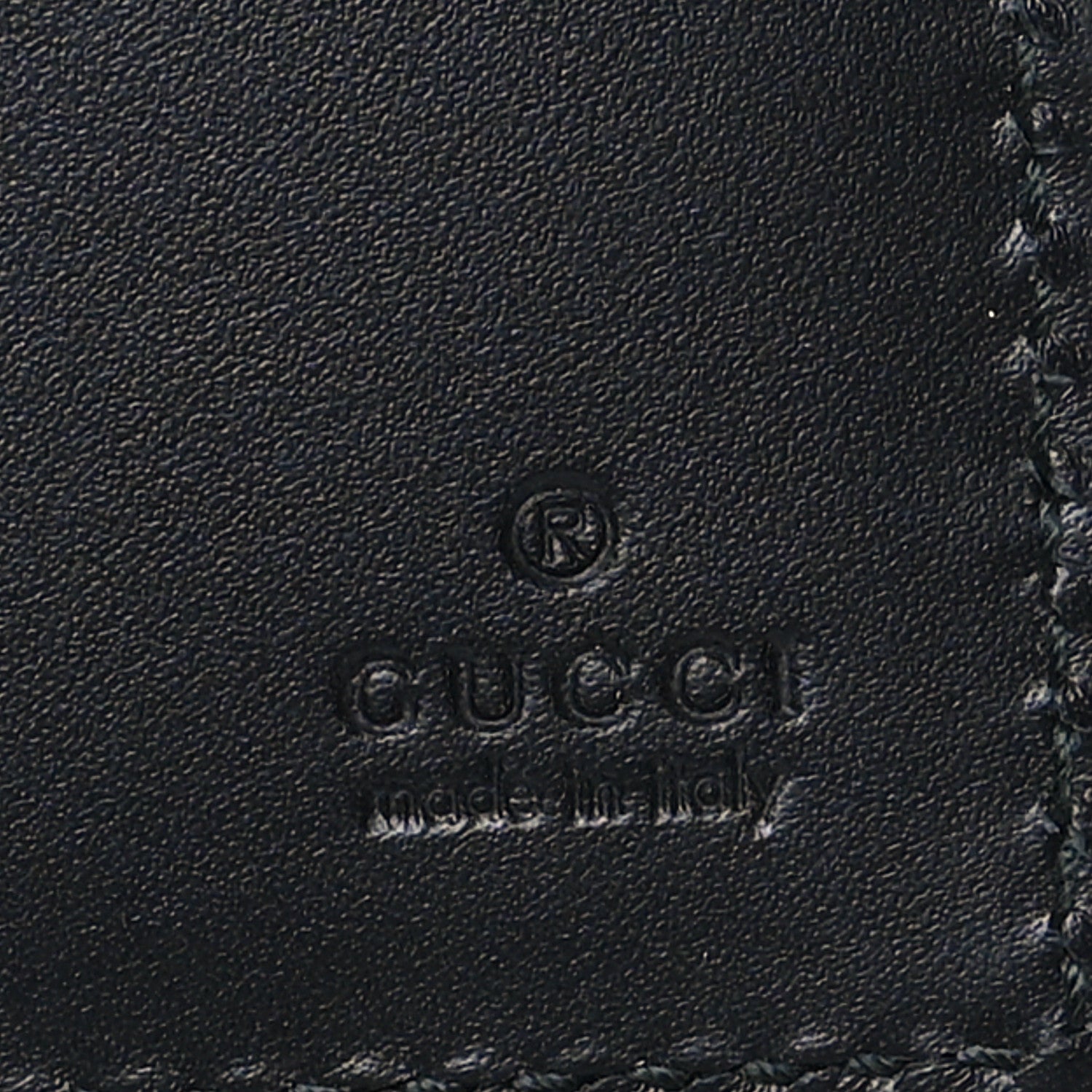 Gucci Guccissima Avel Continental Flap Wallet Black 7 of 9