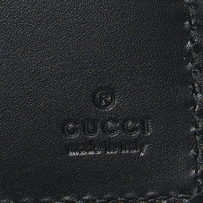 Gucci Guccissima Avel Continental Flap Wallet Black 7 of 9