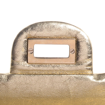 Chanel Aged Calfskin 2.55 Reissue 226 Flap Metallic Gold 9 of 11