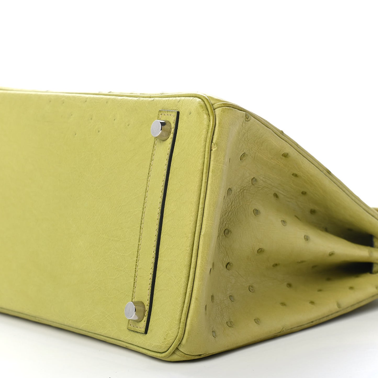 Ostrich Birkin 30 Vert Anis