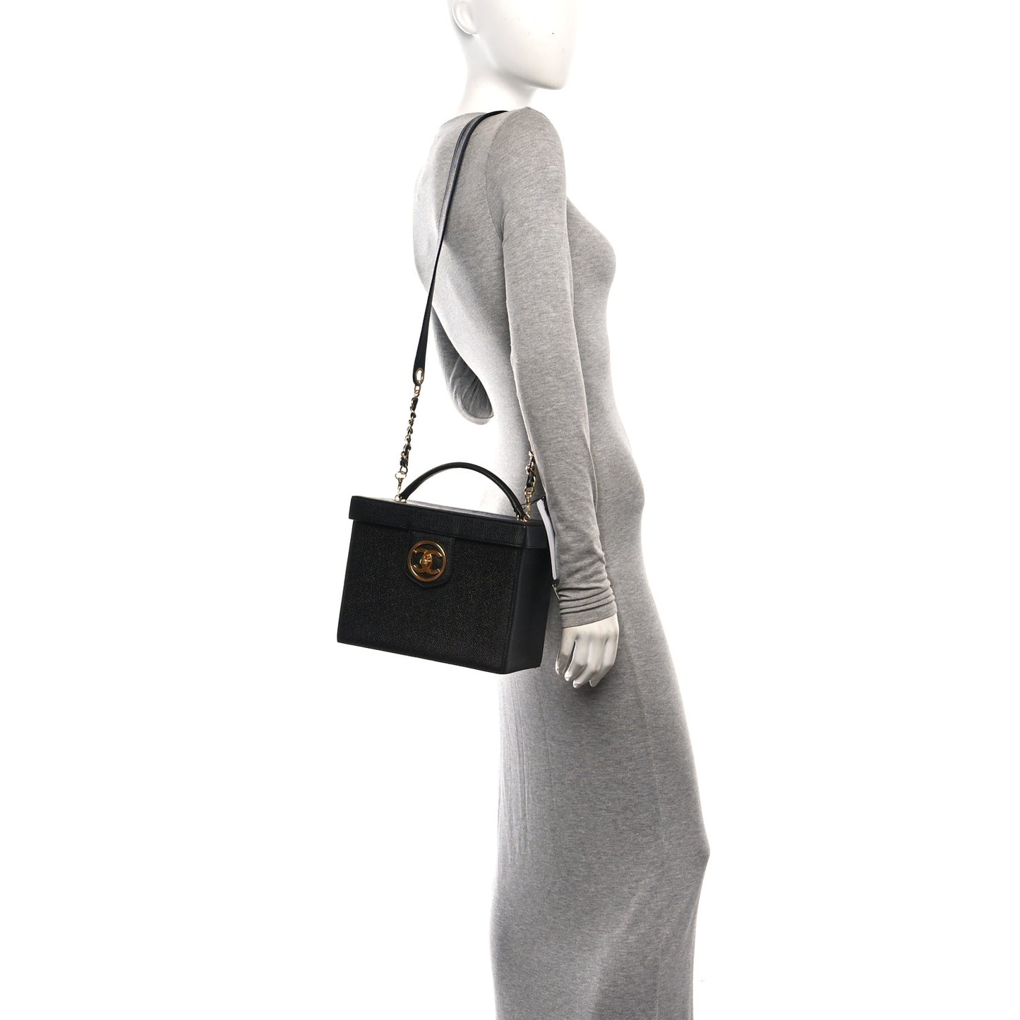Caviar Vanity Train Case Black
