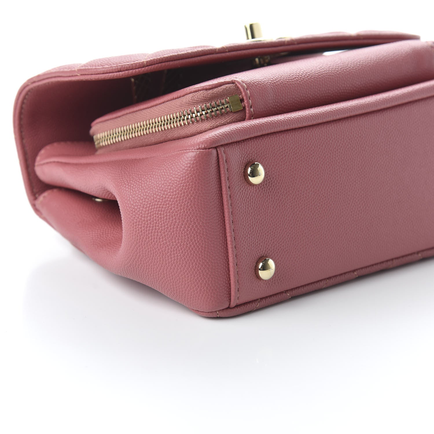 Chanel Caviar Quilted Small Business Affinity Flap Dark Pink 6 of 10