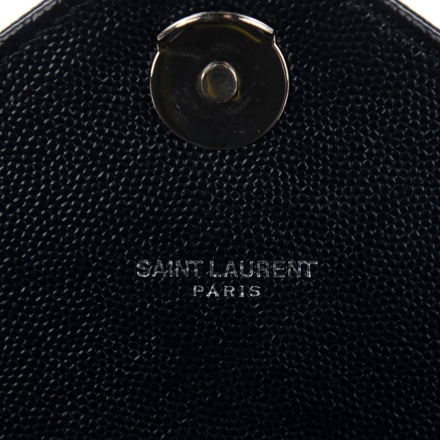 Saint Laurent Grain De Poudre Mixed Matelasse Large Triquilt Monogram Satchel Deep Marine 6 of 8