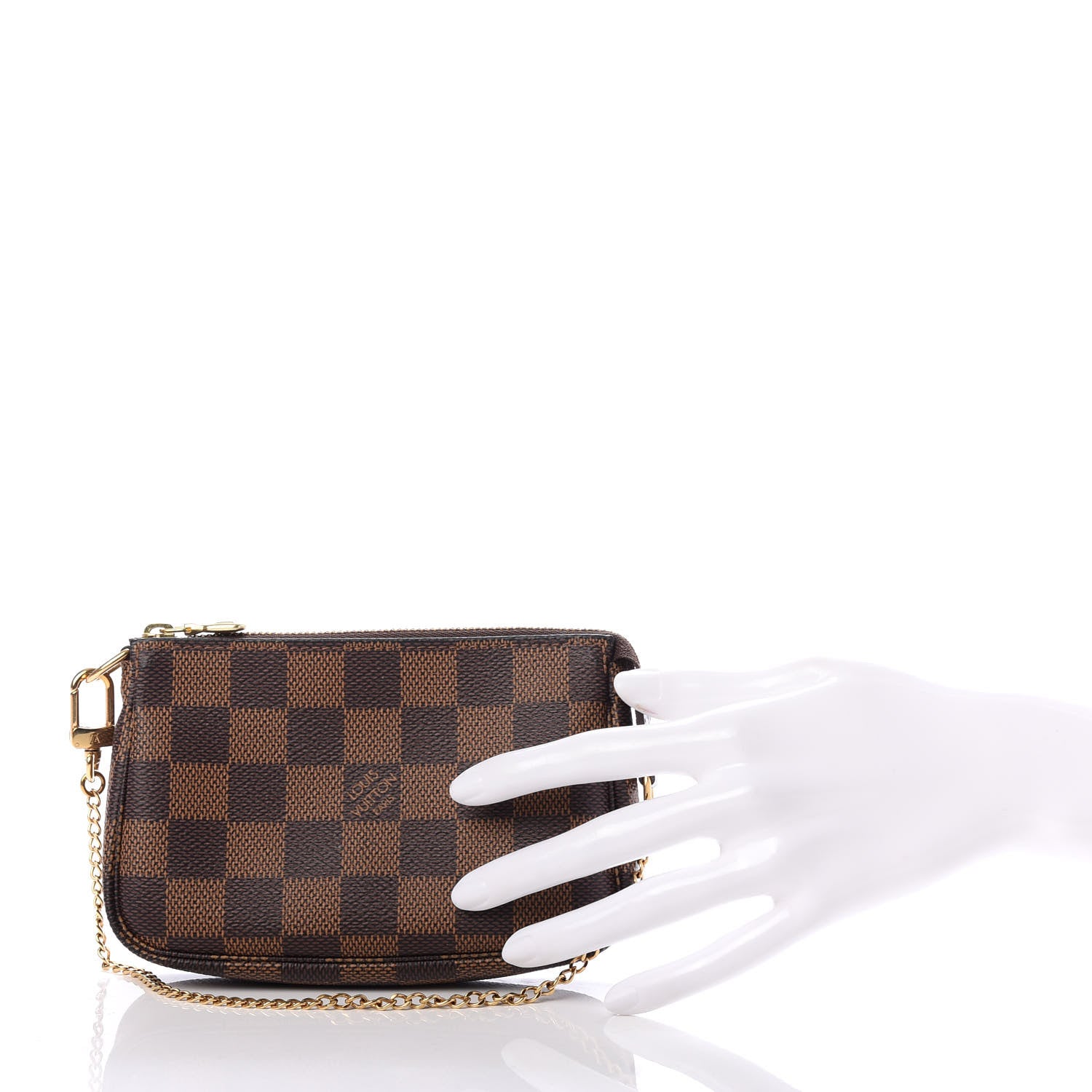 Louis Vuitton Damier Ebene Mini Pochette Accessories 2 of 7