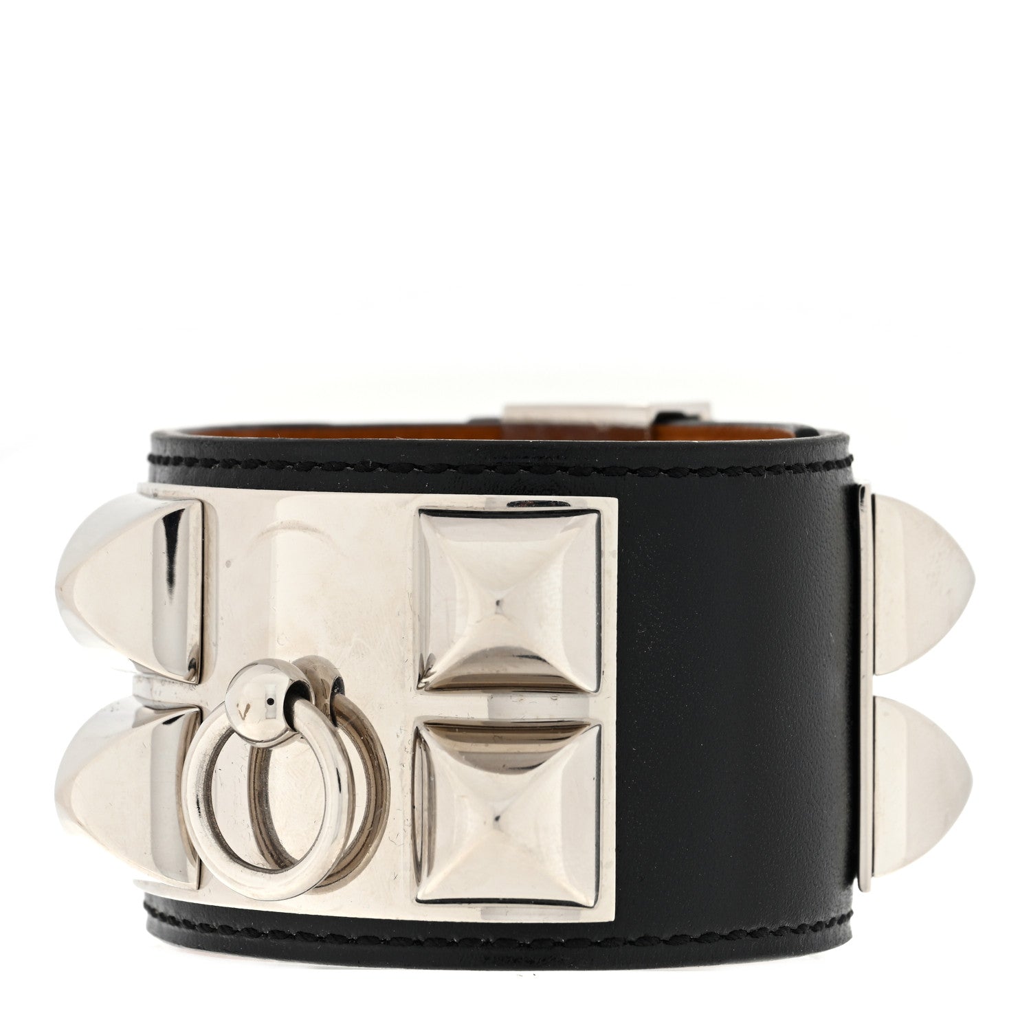Hermes Box Collier de Chien CDC Bracelet T2 Black Black 1 of 4