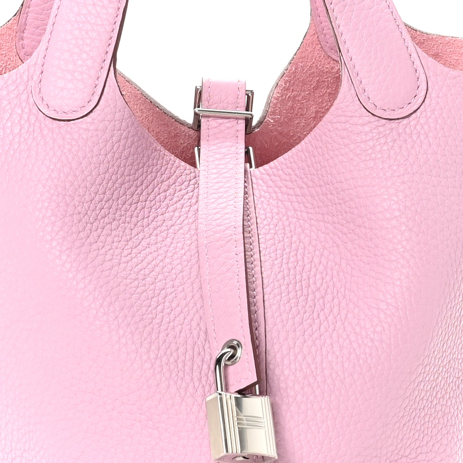 Hermes Taurillon Clemence Picotin Lock 18 PM Mauve Sylvestre 8 of 10