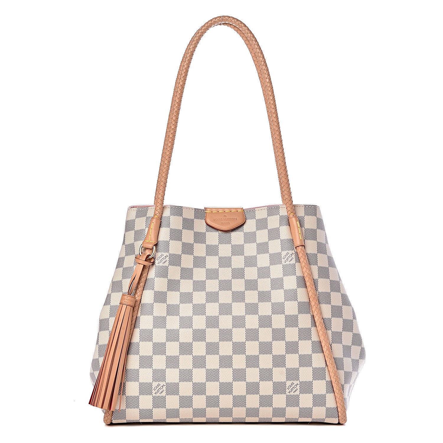 Louis Vuitton Damier Azur Propriano Rose Ballerine 1 of 10