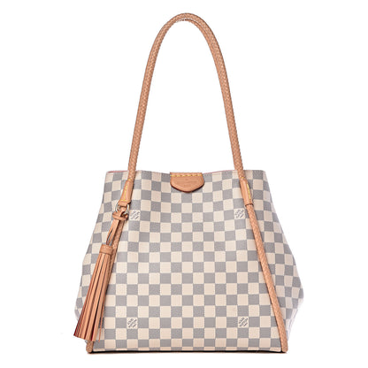 Louis Vuitton Damier Azur Propriano Rose Ballerine 1 of 10
