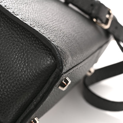 Fendi Cuoio Romano Selleria Bi-Color Medium Peekaboo Iconic Satchel Asfalto Latte 14 of 14