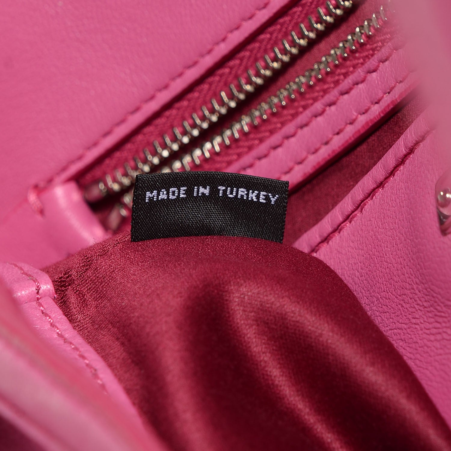 Miu Miu Nappa Matelasse Swarovski Crystal Tote Fuxia 8 of 9