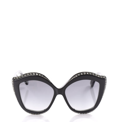 Gucci Crystal Cat Eye GG0118S Sunglasses Black 2 of 8