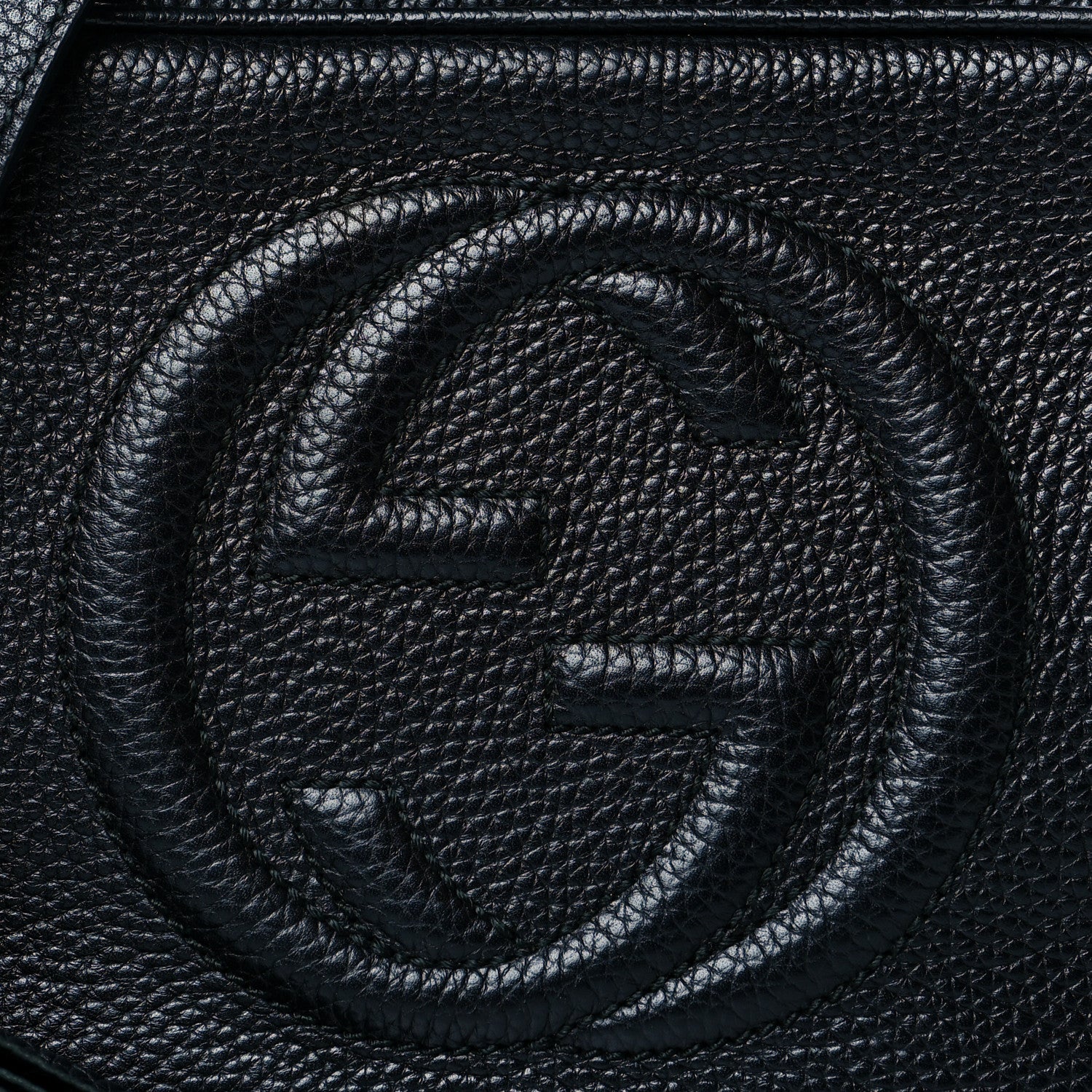 Gucci Pebbled Calfskin Small Soho Disco Bag Black 9 of 12