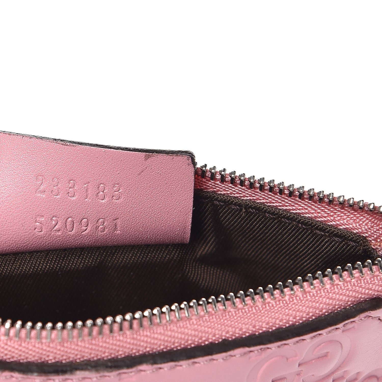 Gucci Guccissima Signature Key Case Carmine Rose 7 of 9