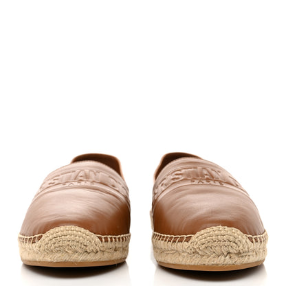 Christian Dior Lambskin Granville Espadrille 39 Golden Saddle 2 of 9