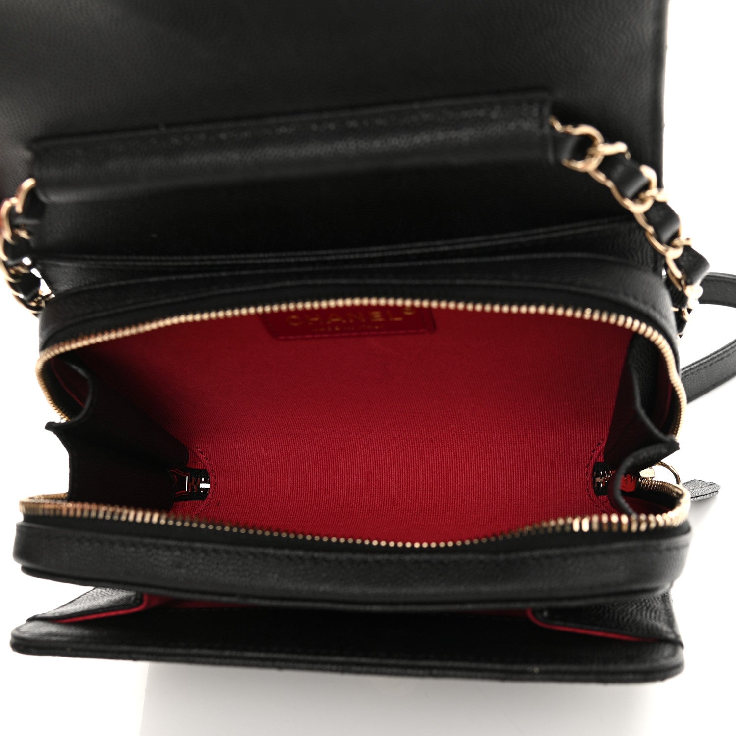 Chanel Caviar Quilted Like A Wallet Flap Black 5 of 10