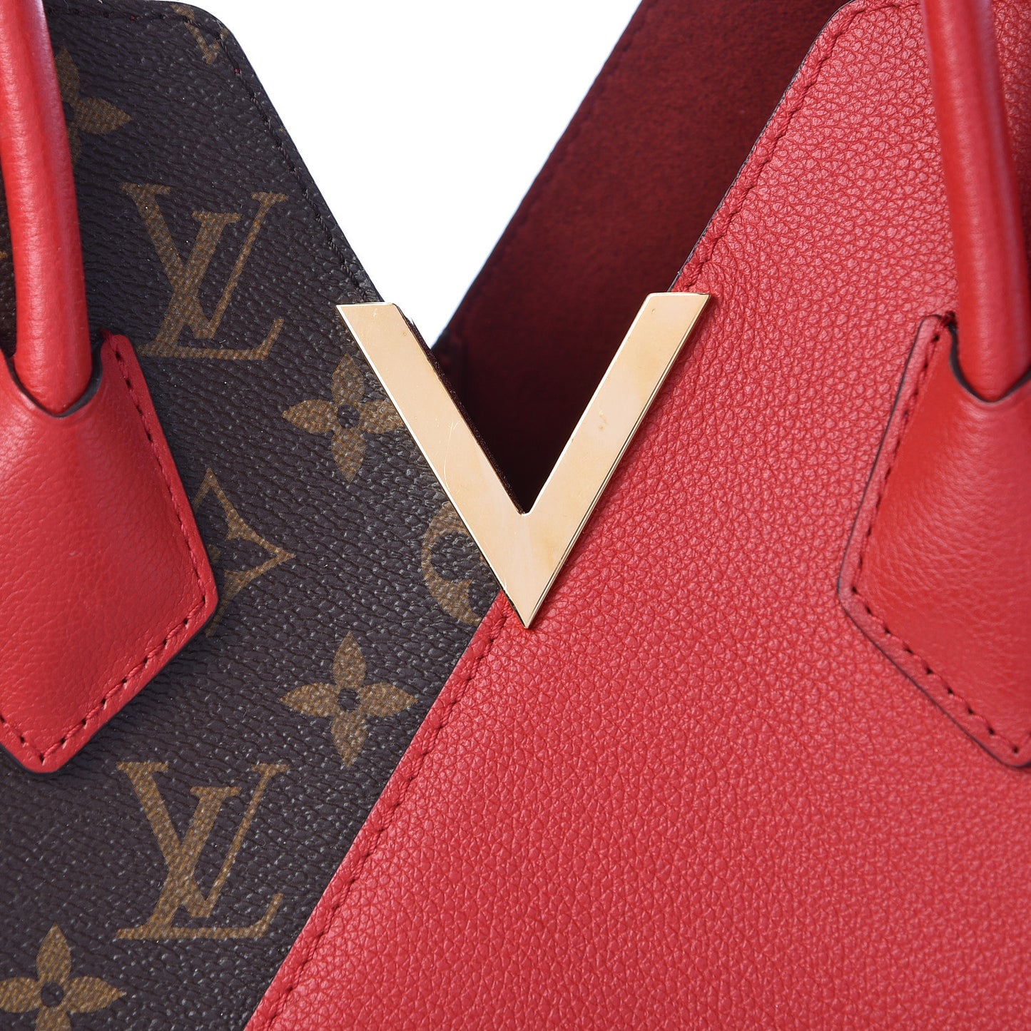 Calfskin Monogram Kimono Tote Cherry