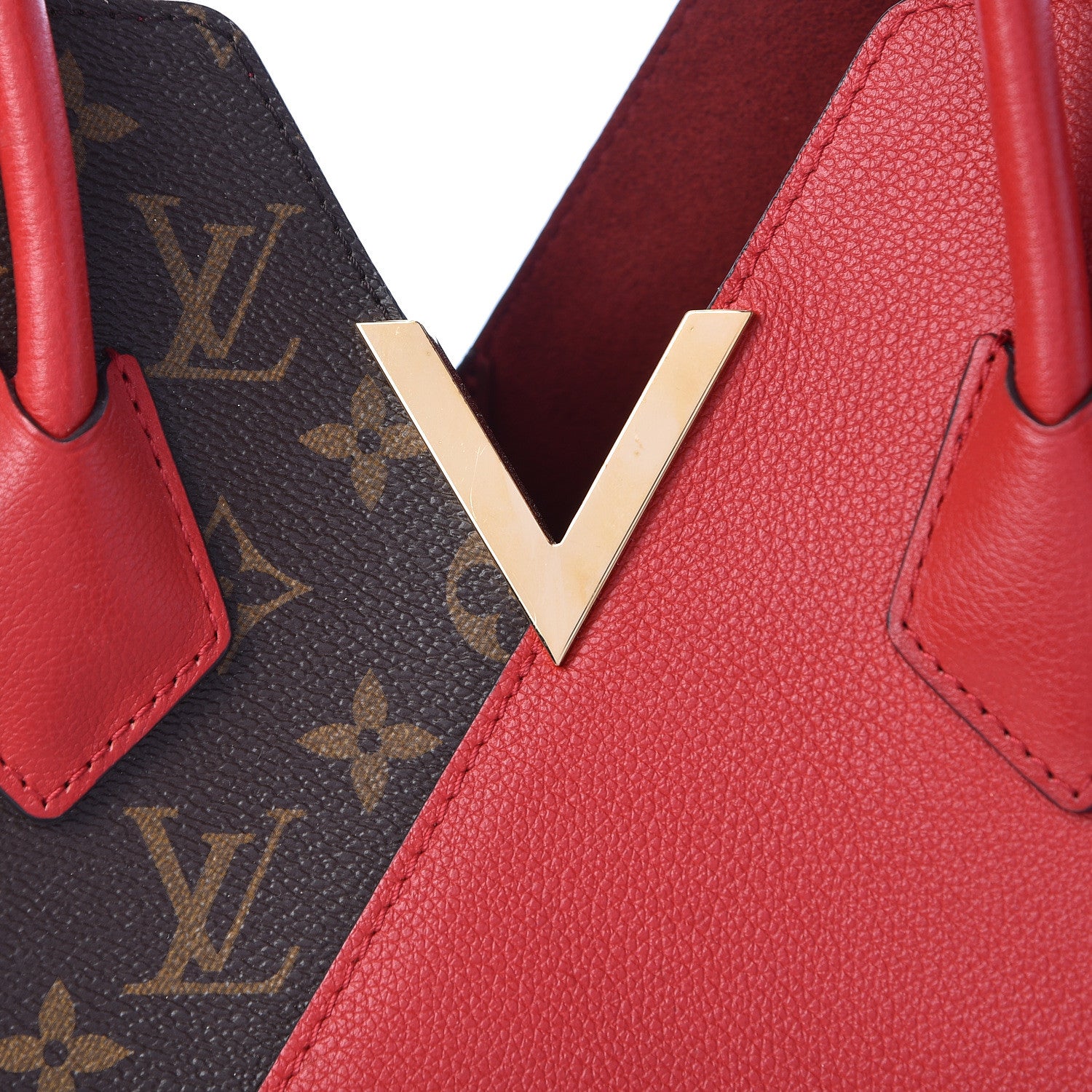 Louis Vuitton Calfskin Monogram Kimono Tote Cherry 12 of 14