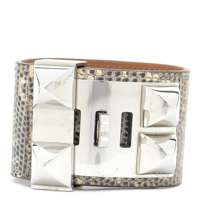 Hermes Lizard Collier De Chien CDC Bracelet T2 Ombre 3 of 9