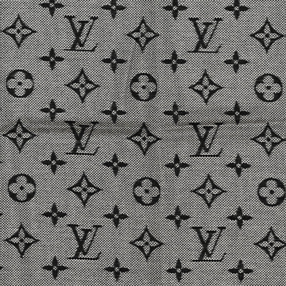 Louis Vuitton Silk Wool Monogram Neo Natte Shawl Black 2 of 3