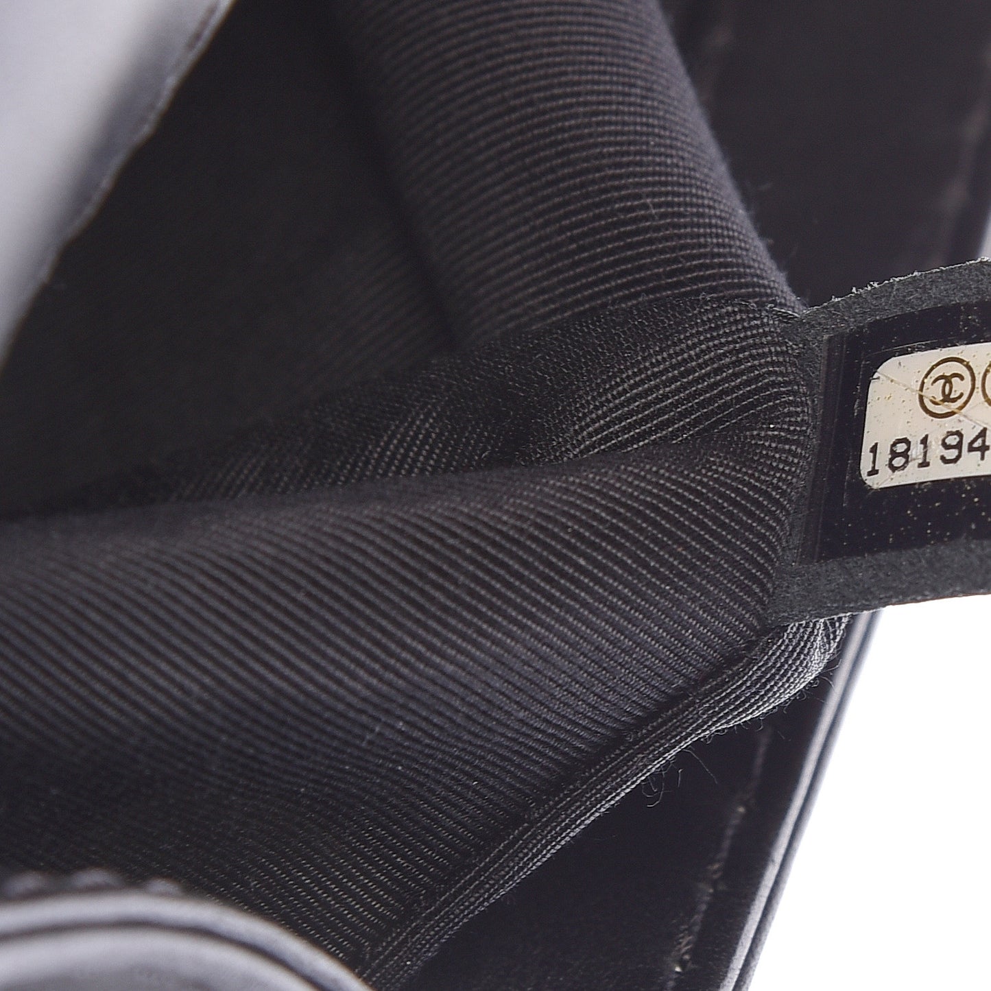 Calfskin Stitched Medium Boy Flap Black