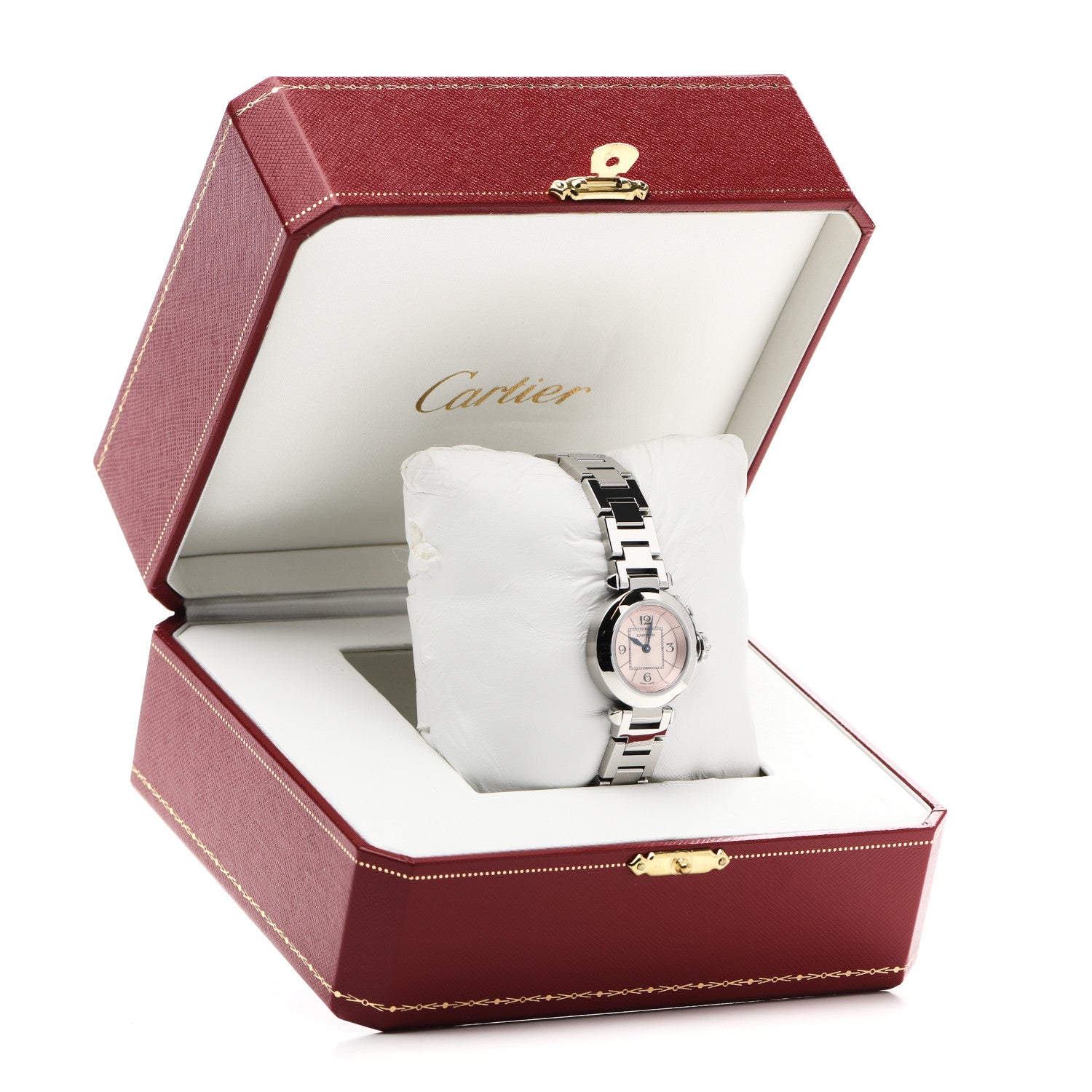 Cartier Stainless Steel 27mm Miss Pasha Quartz Watch Pink 5 of 5