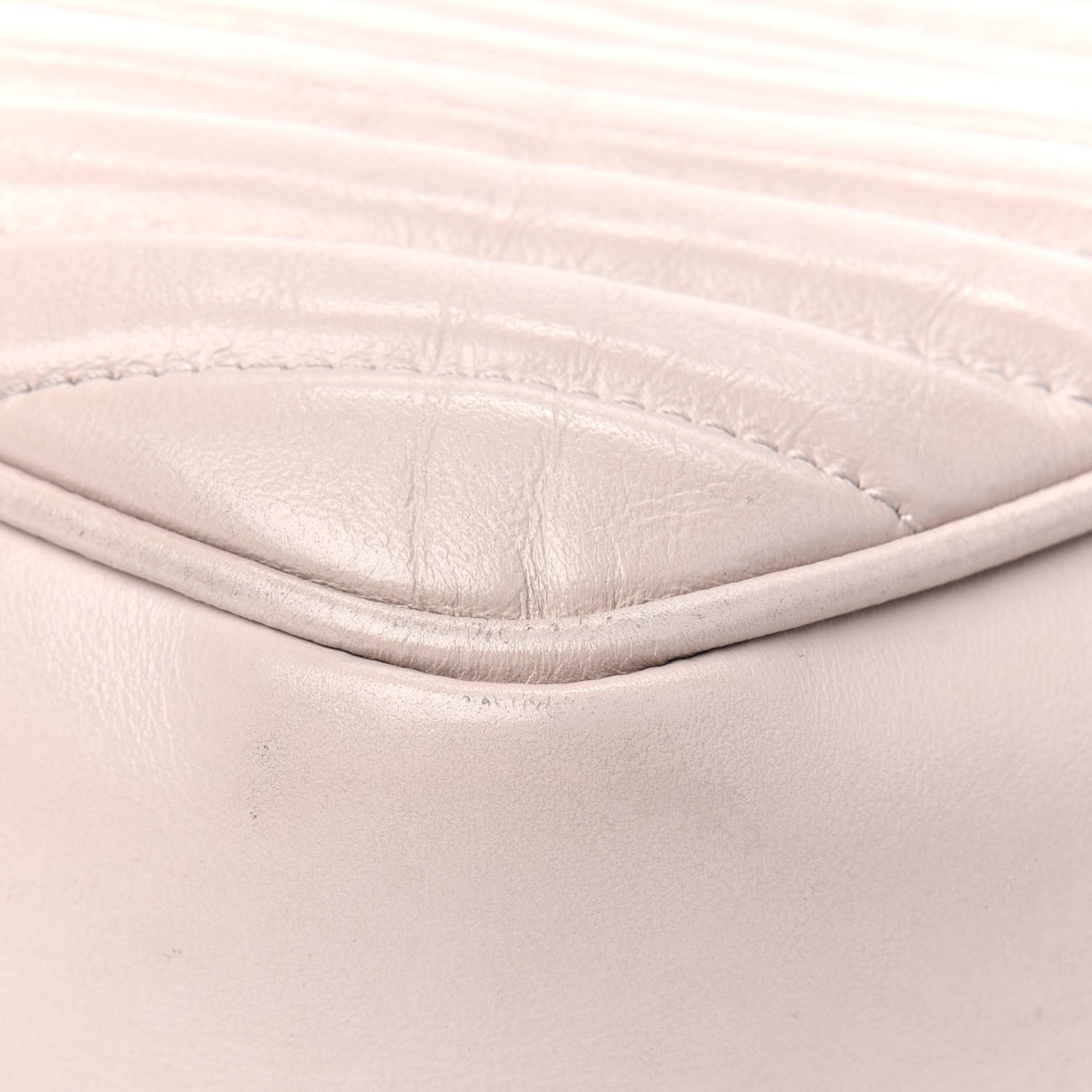 Calfskin Matelasse Monogram Lou Camera Bag Washed Light Pink