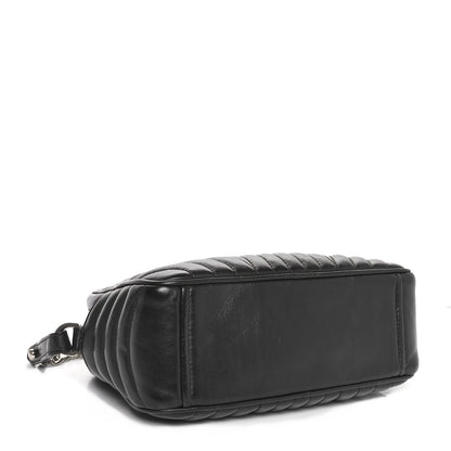 Prada Soft Calfskin Diagramme Camera Bag Black 4 of 9