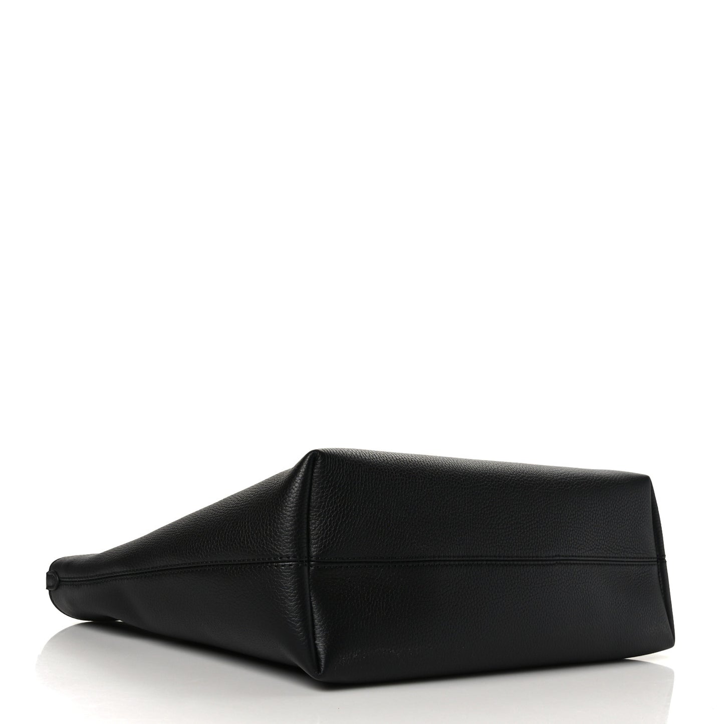 Calfskin Logo Embossed Medium Ardwell Tote Black