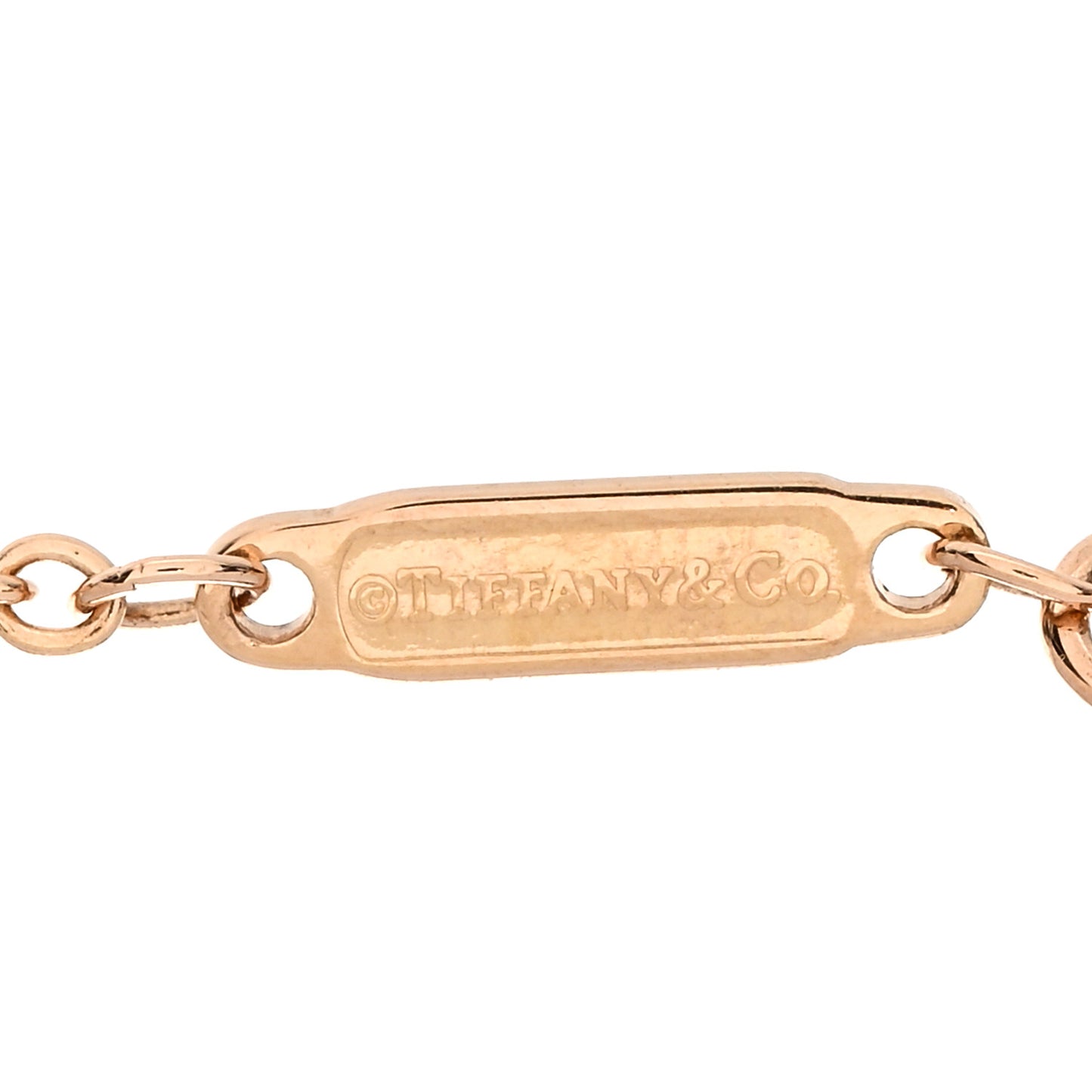 18K Rose Gold Sterling Silver Return to Tiffany Love Bugs Butterfly Bracelet