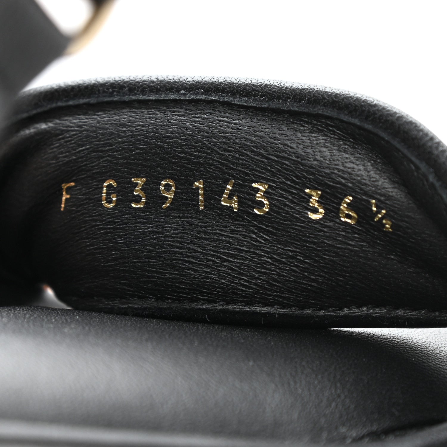 Chanel Lambskin Quilted Platform Sandals 36.5 Black 8 of 9