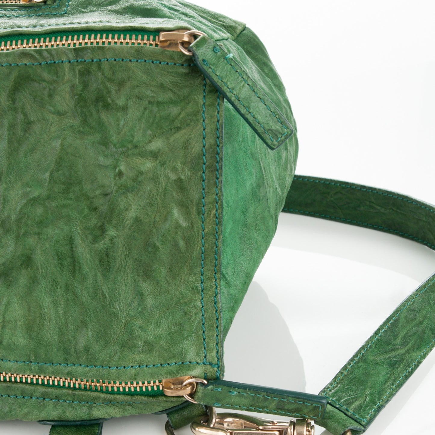 Tumbled Sheepskin Medium Pandora Emerald